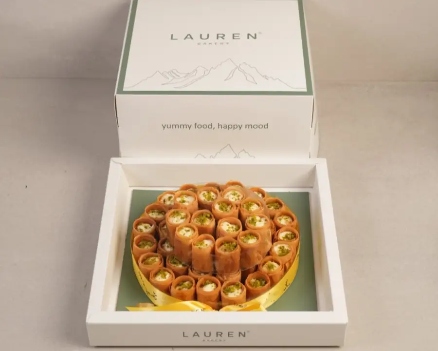 جلاش بحشوة البسبوسة والقشطة