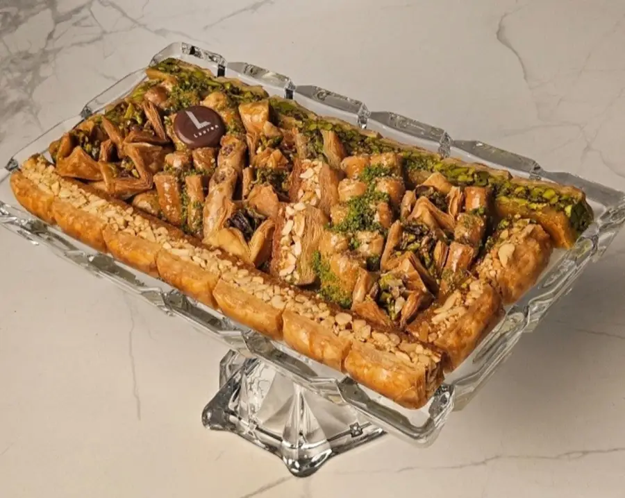 صينية كريستال بقلاوة